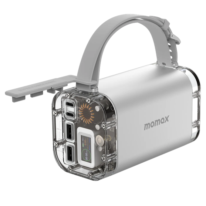 Momax iPowerstone Mini 40,000mAh 100W PPS (Portable Power Bank) - Silver