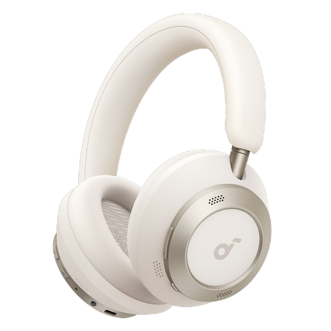 Anker Soundcore Space One Pro Headphones - White