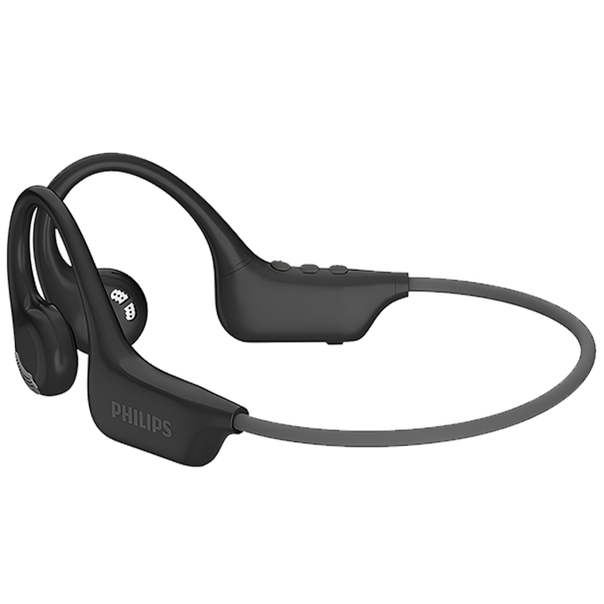 Philips wireless open-ear sports headphones - Black