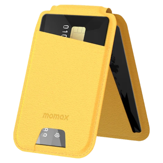 Magnetic Card Holder Wallet - Yellow