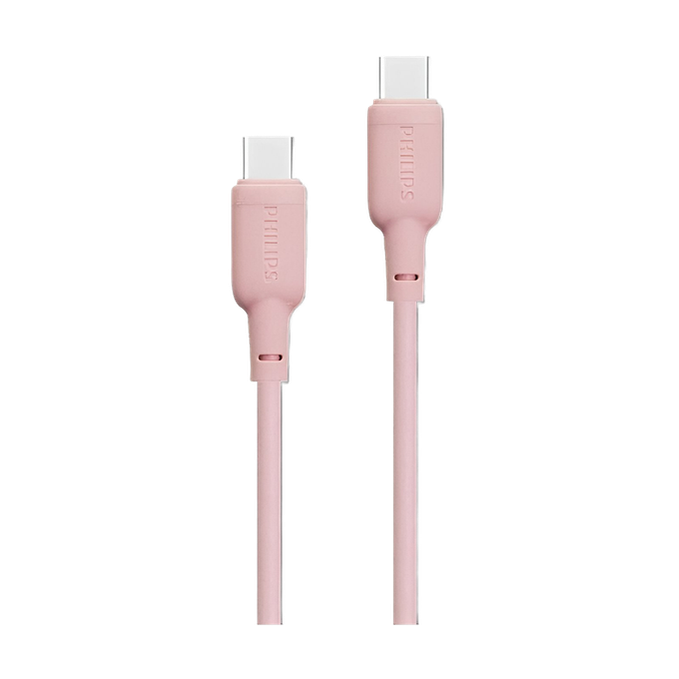 Philips Cable Type-C to Type-C 60W 1.2m - Pink