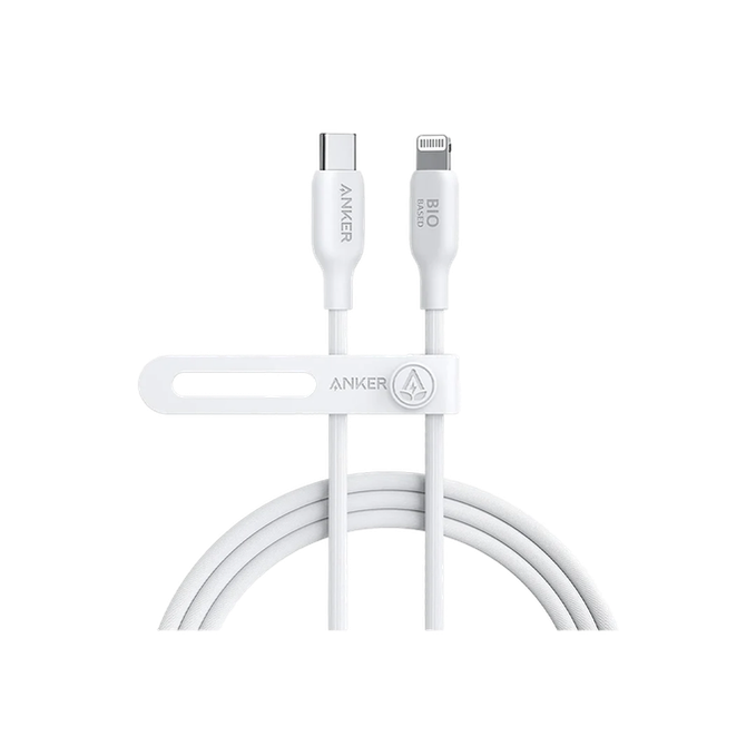 Anker 542 USB-C to Lightning Cable Bio-Based 6ft - White