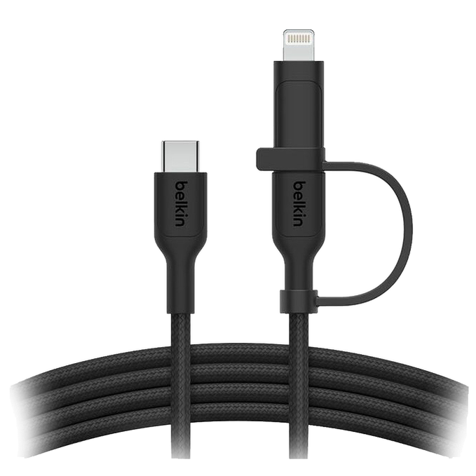 Belkin BoostCharge Pro 2-in-1 Cable - Black
