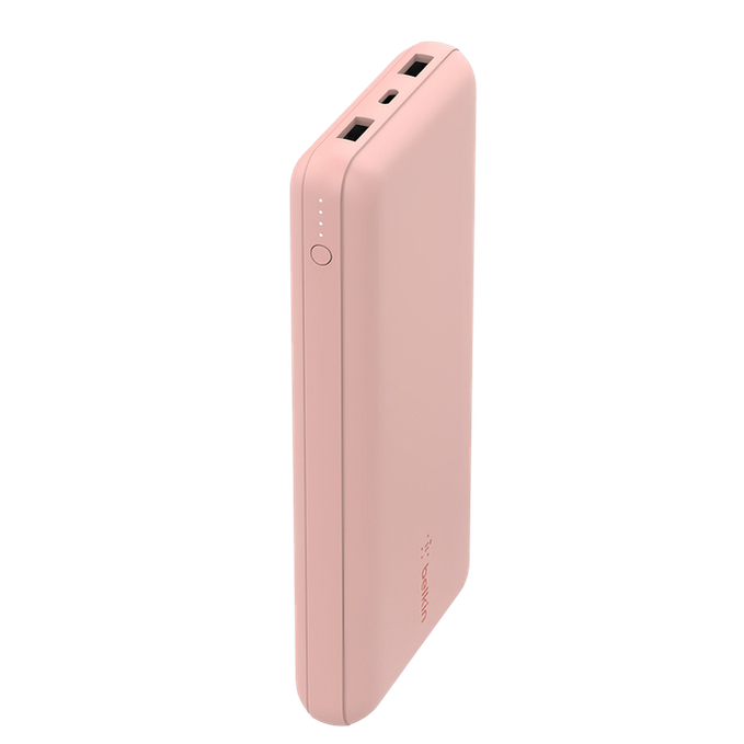 Belkin BoostCharge 3-Port 20K Power Bank - Rose Gold