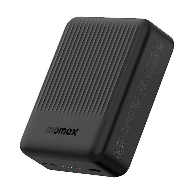 Q.Mag Minimal 2 10000mAh Magnetic Power Pack Emergency Charger - Black