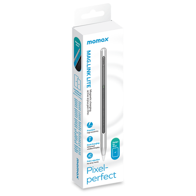 Momax Mag.Link Pro Pen 9th Generation Pen - Silver