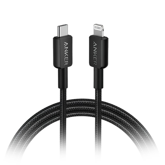 Anker 322 Braided 6ft Cable - Black