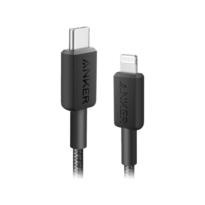 Anker 322 Braided Cable, 3 feet long - Black