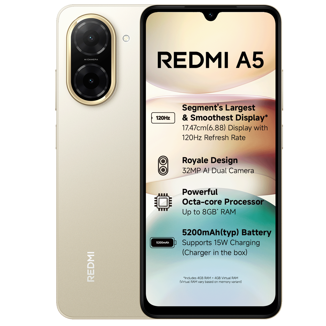 Redmi A5 , 128GB/4GB - Lake Green