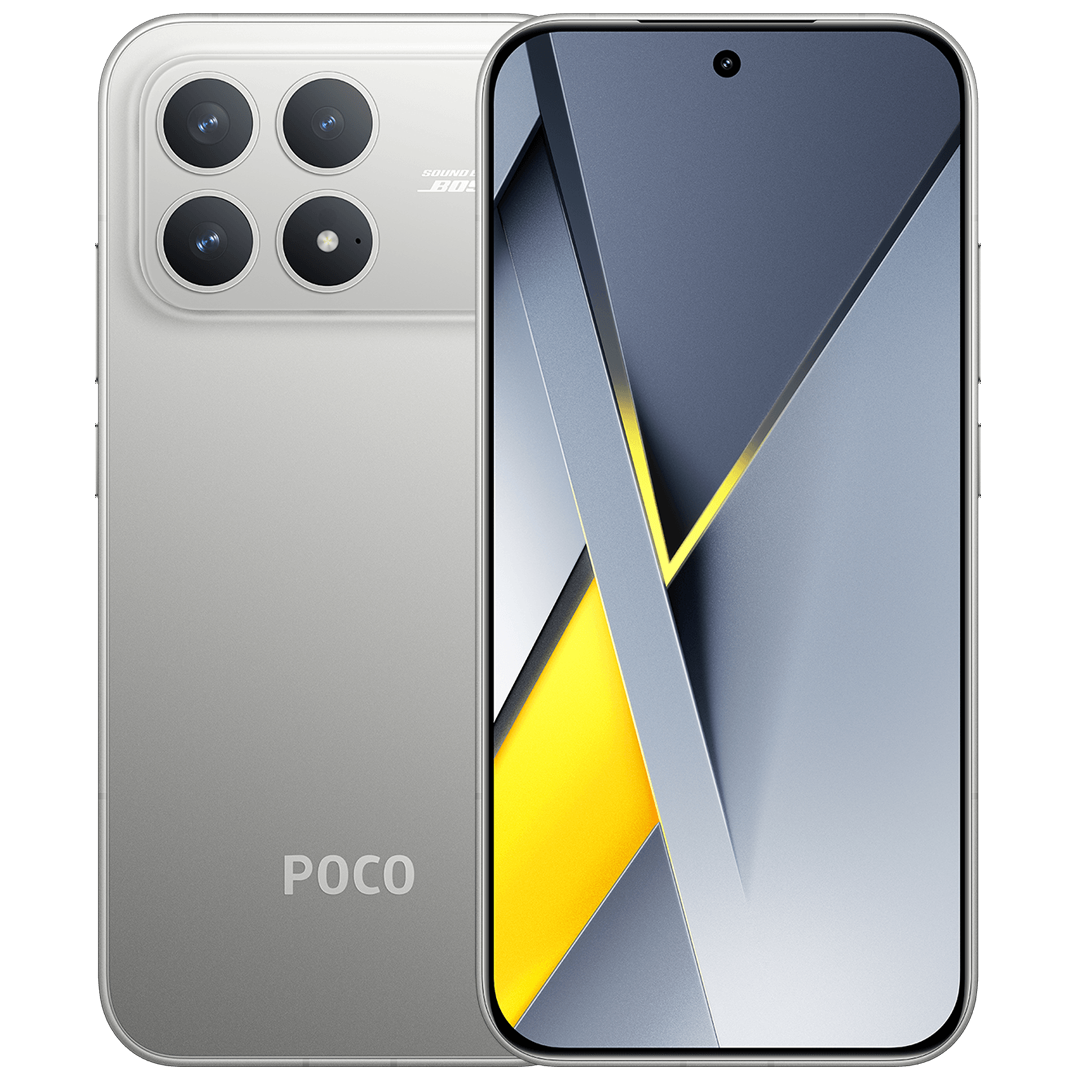 POCO F8 Pro , 512GB/12GB - Titaniaum Silver