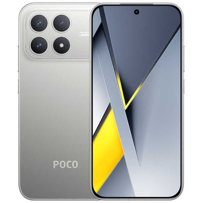POCO F8 Pro , 512GB/12GB - Titaniaum Silver