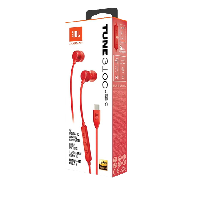 JBL Tune 310C USB - Red