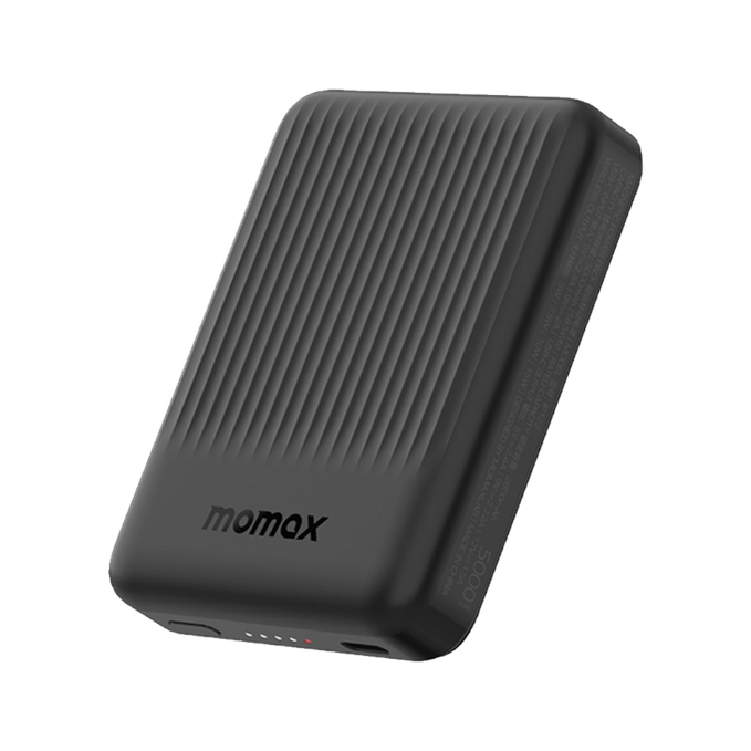 Momax Q.Mag Minimal 5000mAh Magnetic Power Pack - Black