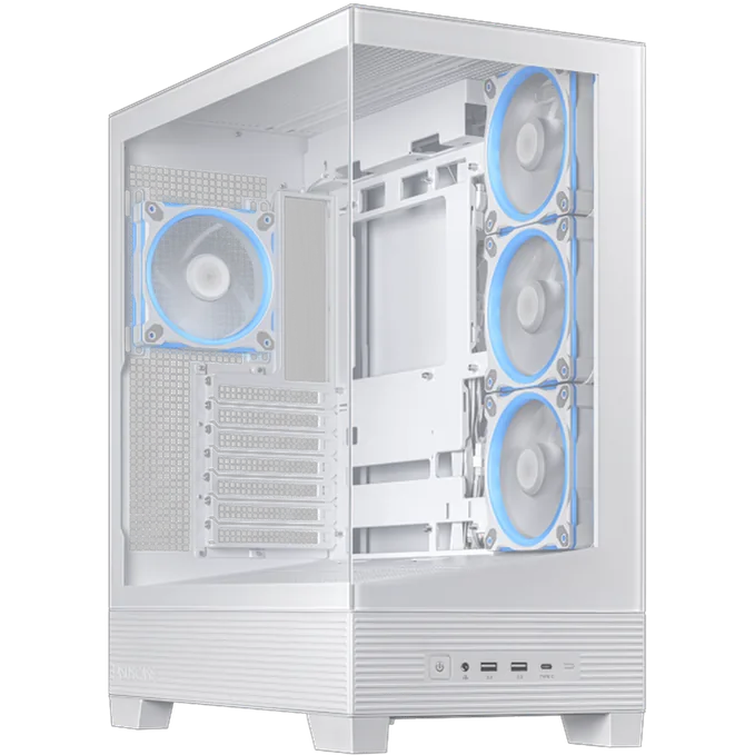 ASUS A31 PLUS Case , 4 Fan ARGB - White