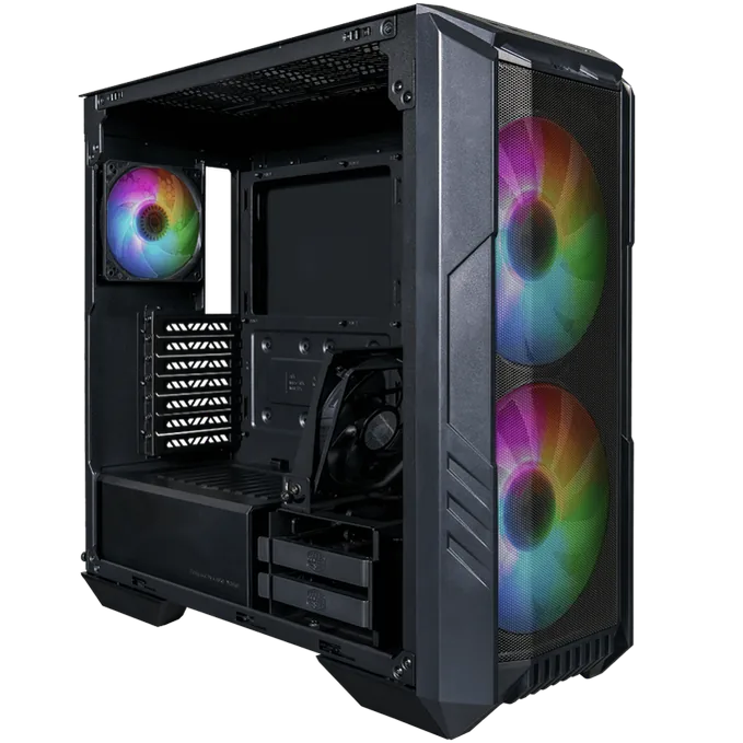 Cooler Master HAF 500 Mid Tower 3 Fan - Black