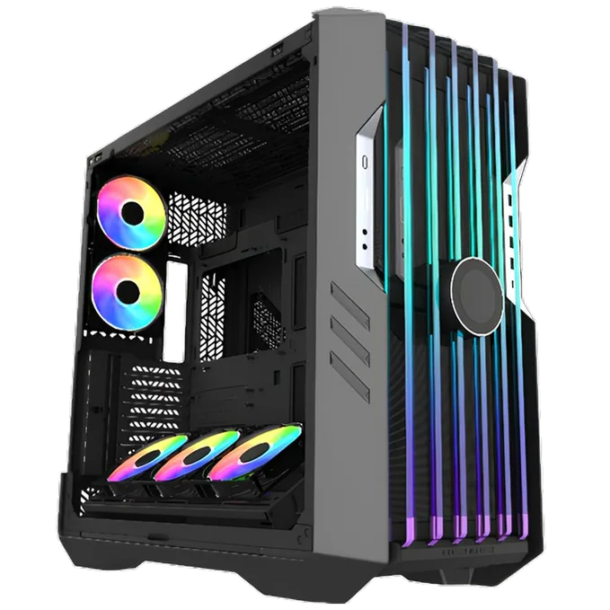 Cooler Master HAF 700 EVO Full Tower 7 Fan - Black