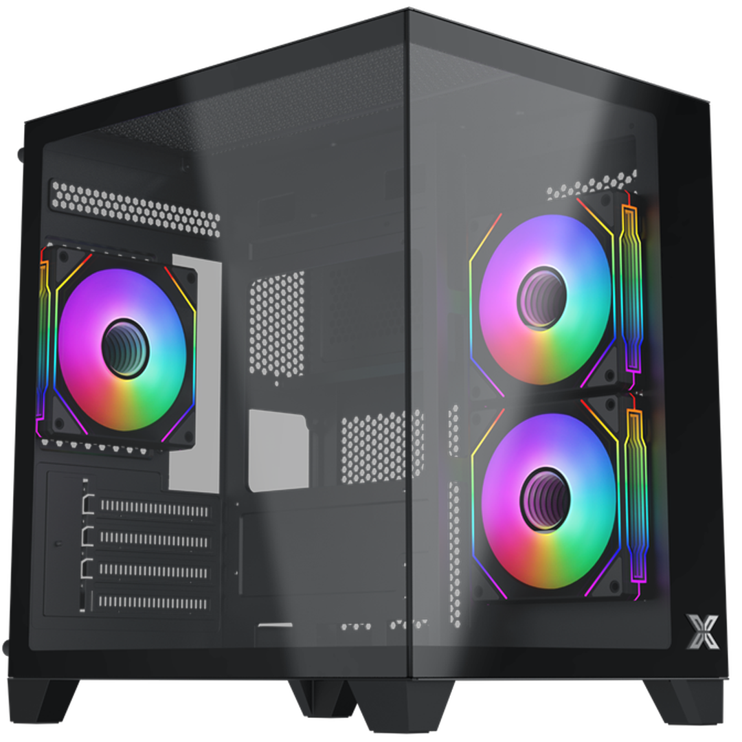 Xigmatek Aqua M Lite Micro Tower Case - Black