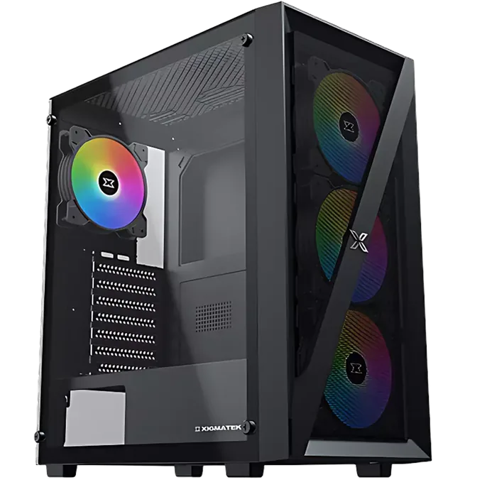 Xigmatek Blade RGB Mid Tower Case - Black