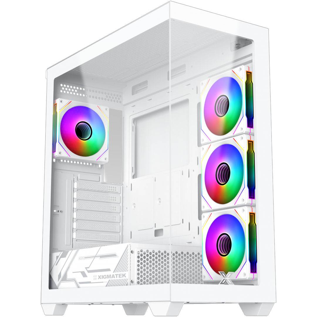 Xigmatek Blast 4GF Mid Tower Case - White