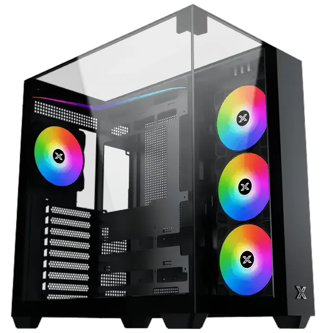 Xigmatek Aqua V Mid Tower Case - Black