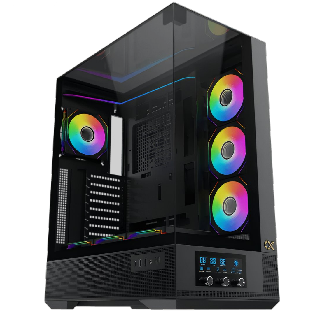 Xigmatek Alphard Pro Mid Tower Case - Black
