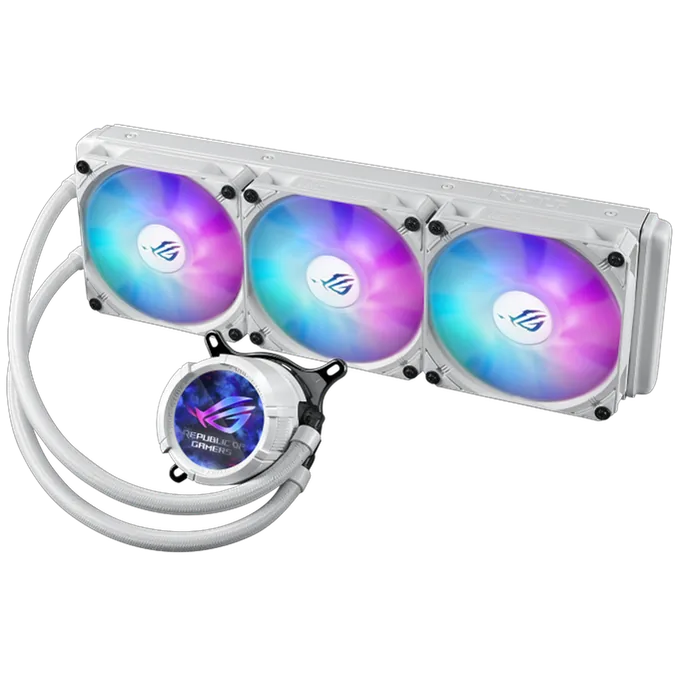 ASUS ROG Strix LC III 360 ARGB , LCD - White