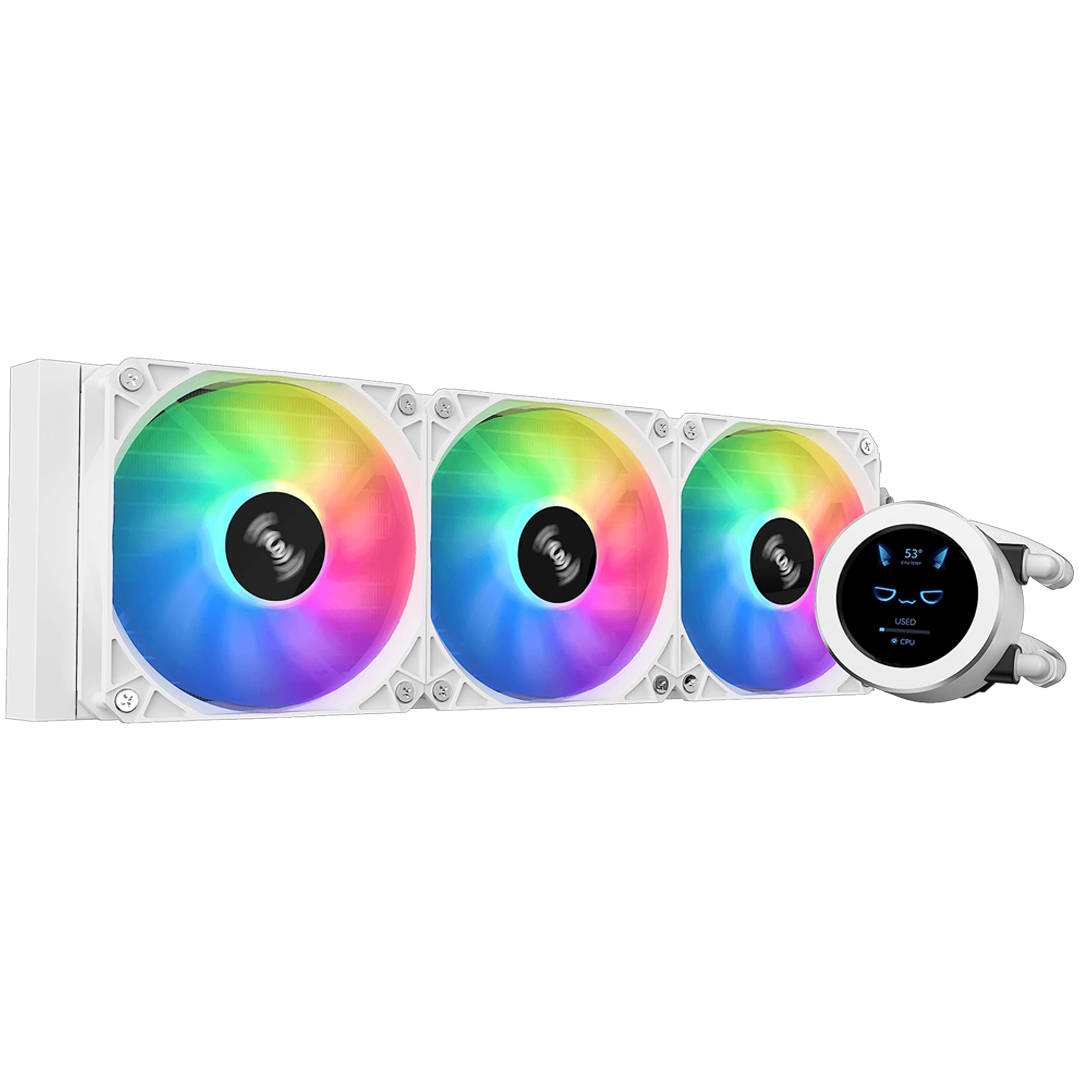 SAMA SM360 PRO ARGB Liquid CPU Cooler - White