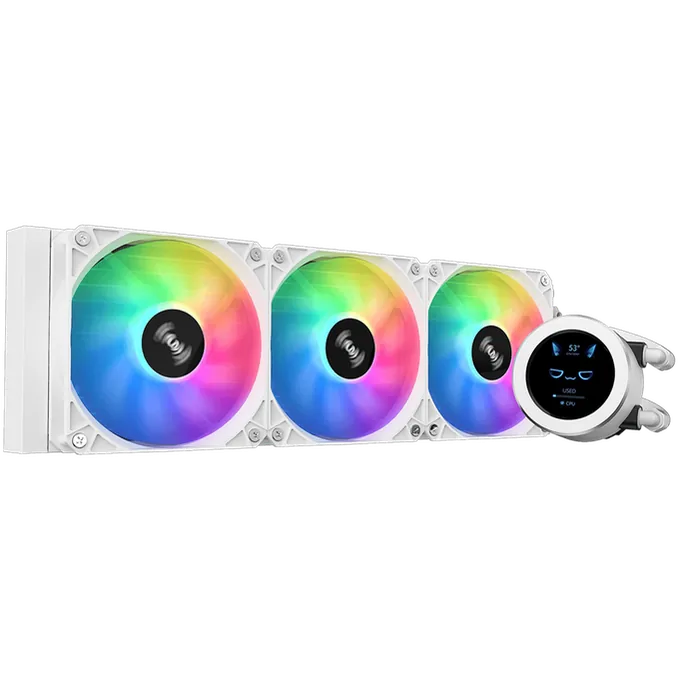 SAMA SM360 PRO ARGB Liquid CPU Cooler - White