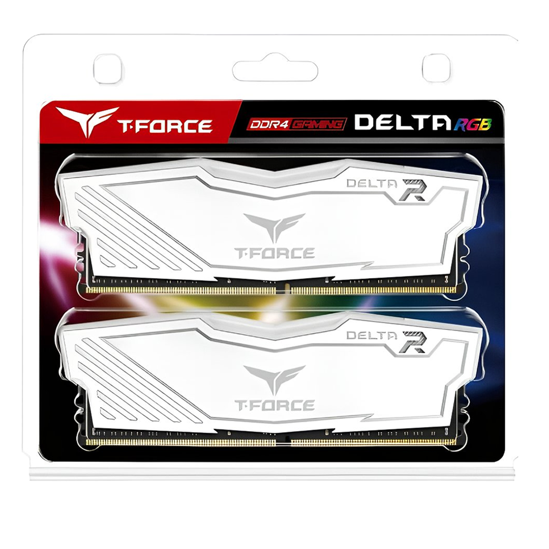 TEAMGROUP T-Force Delta RGB DDR4 Ram 16GB (2x8GB) 3600MHz CL18 - Black