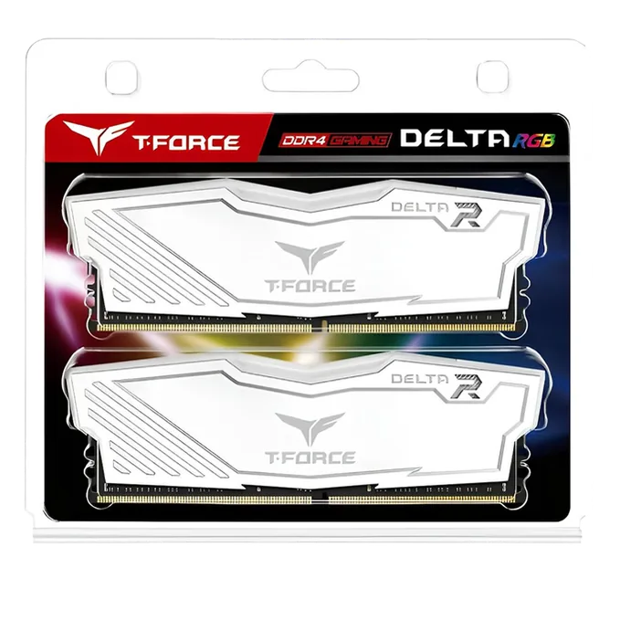 TEAMGROUP T-Force Delta RGB DDR4 Ram 16GB (2x8GB) 3600MHz CL18 - Black