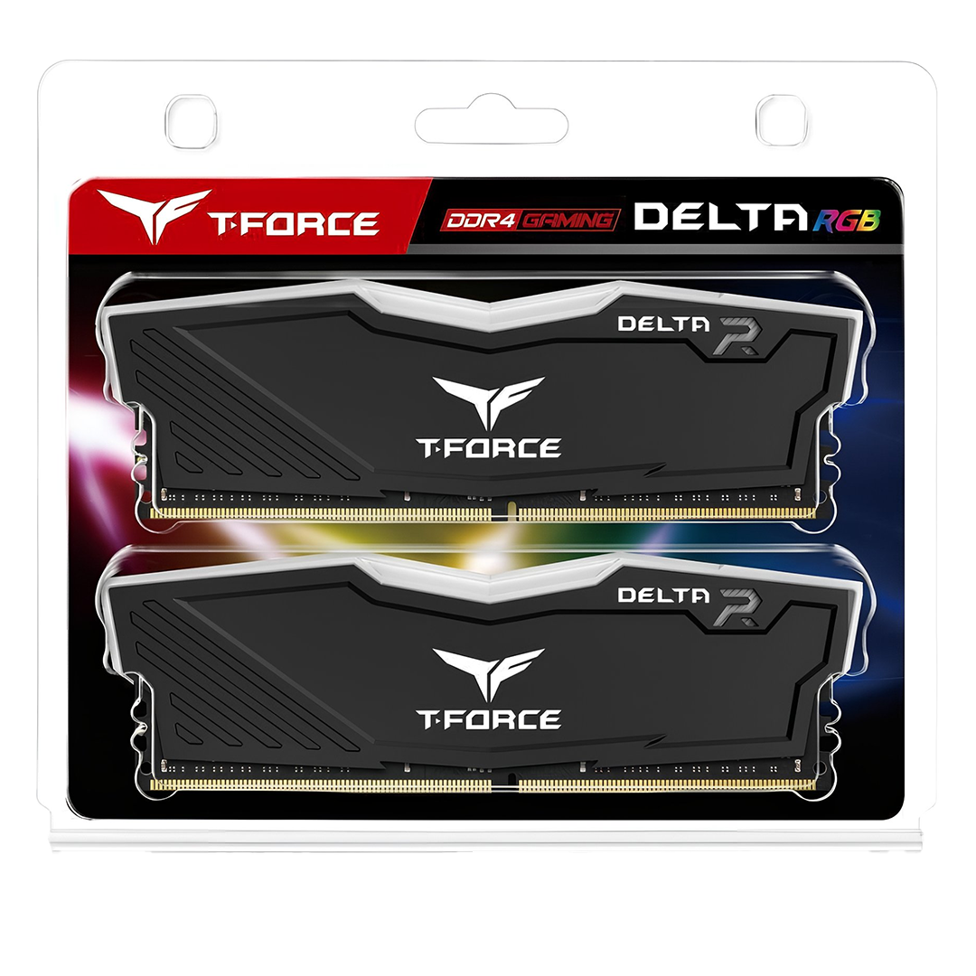 TEAMGROUP T-Force Delta RGB DDR4 Ram 16GB (2x8GB) 3600MHz CL18 - White