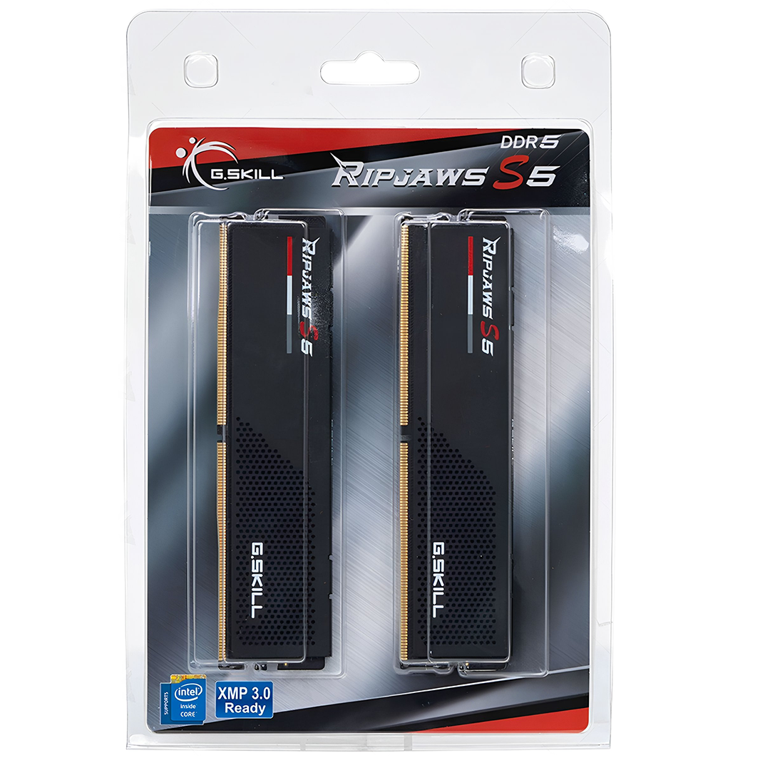 G.SKILL Ripjaws S5 DDR5 32GB (2x16GB) 6000MHz CL36,XMP & EXPO - Black