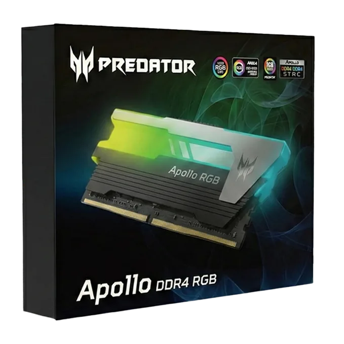Acer Predator Apollo RGB 16GB Kit (2 x 8GB) DDR4 3200MHz CL14 Desktop Memory
