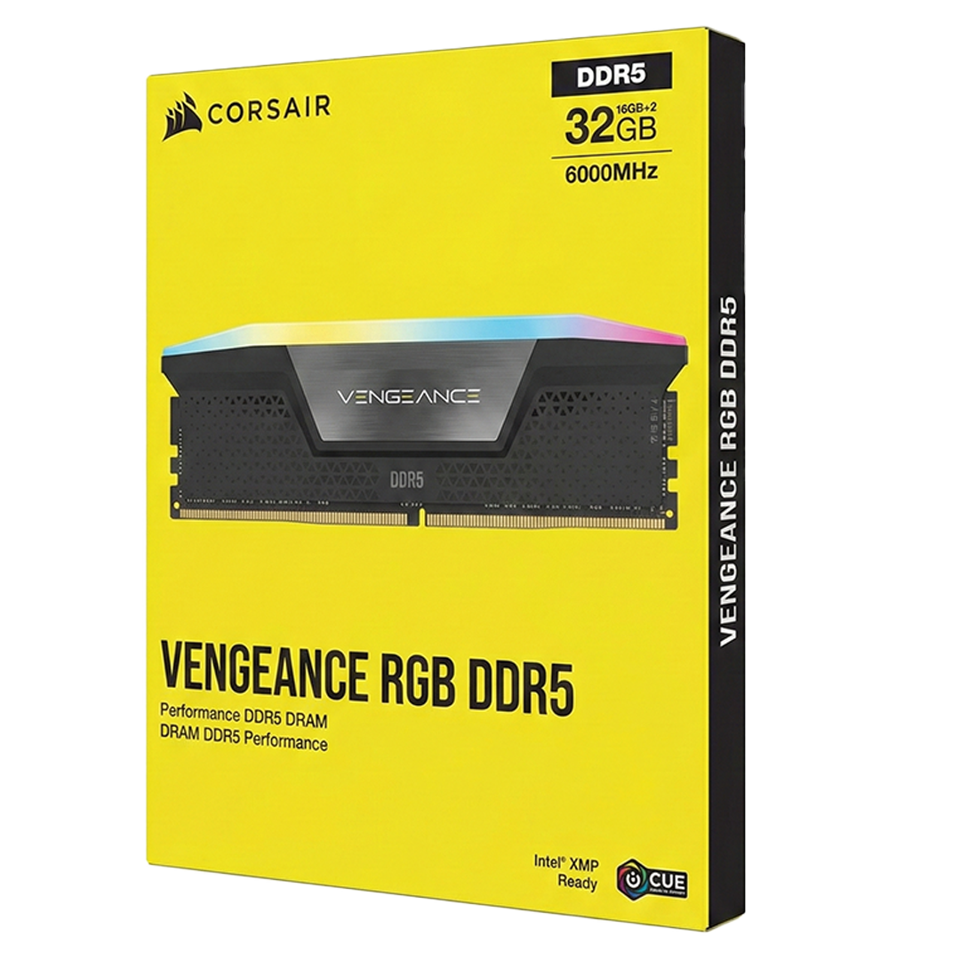 CORSAIR VENGEANCE RGB DDR5 32GB (2x16GB) 6000MHz CL36