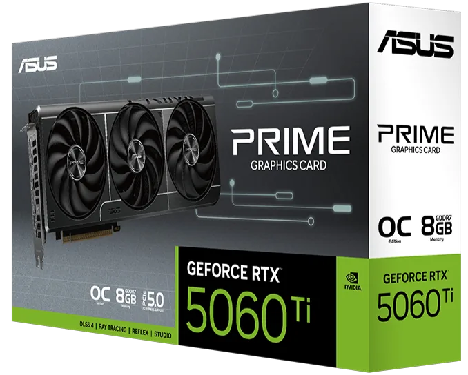 ASUS PRIME GeForce RTX™ 5060 8GB GDDR7 OC Edition
