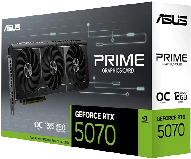 ASUS PRIME GeForce RTX™ 5070 12GB GDDR7 OC Edition
