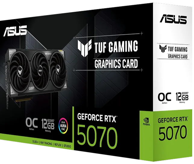 ASUS TUF Gaming GeForce RTX™ 5070 12GB GDDR7 OC Edition