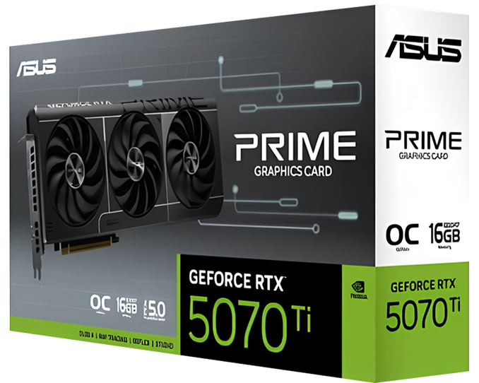 ASUS PRIME GeForce RTX™ 5070 Ti 16GB GDDR7 OC Edition