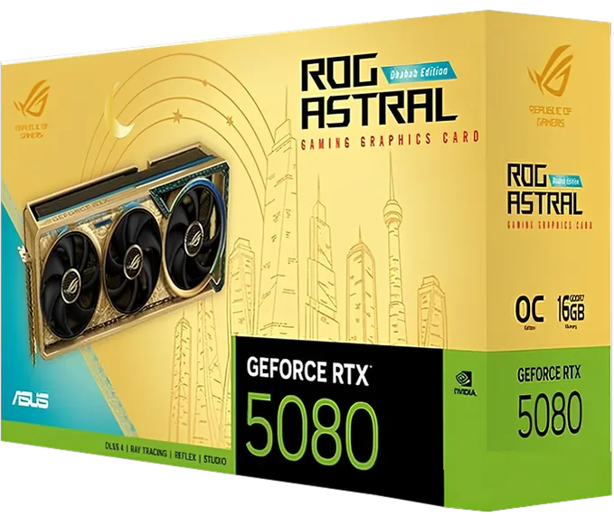 ASUS ROG Astral GeForce RTX™ 5090 Dhahab OC Edition