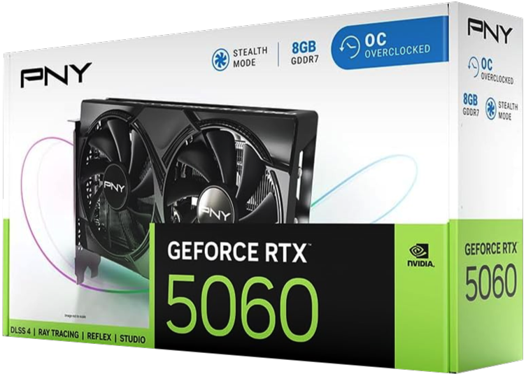 PNY GeForce RTX™ 5060 8GB Dual Fan OC