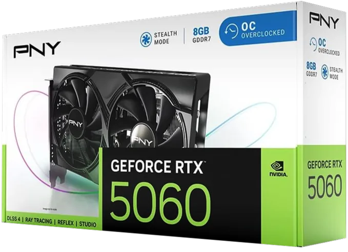 PNY GeForce RTX™ 5060 8GB Dual Fan OC