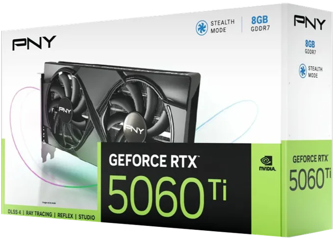 PNY GeForce RTX™ 5060 Ti 8GB Dual Fan
