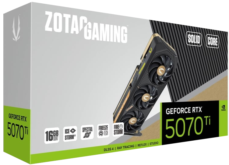 ZOTAC GAMING GeForce RTX 5070 Ti SOLID SFF OC - 16GB
