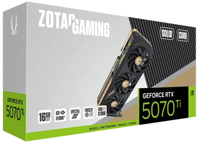 ZOTAC GAMING GeForce RTX 5070 Ti SOLID SFF OC - 16GB