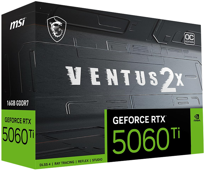 MSI GeForce RTX 5060 Ti VENTUS 2X OC PLUS - 8GB