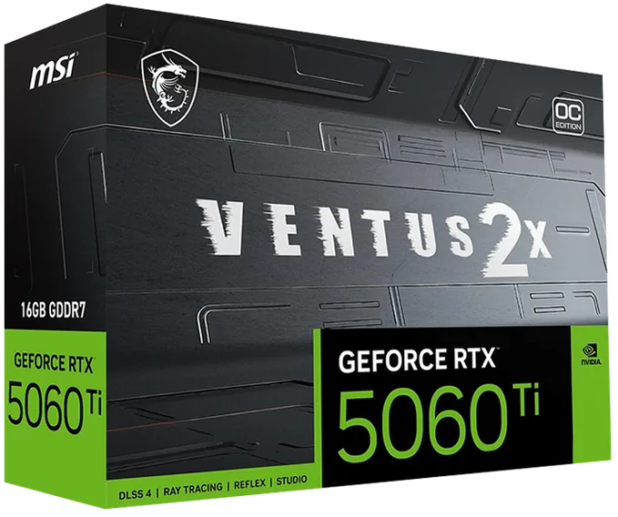 MSI GeForce RTX 5060 Ti VENTUS 2X OC PLUS - 8GB