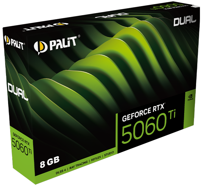 Palit GeForce RTX 5060 Ti Dual OC - 8GB