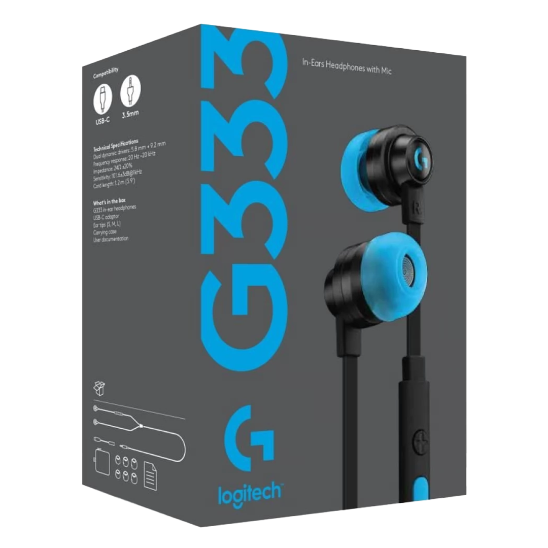 Logitech G333 Gaming Earphones