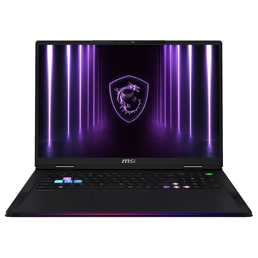 MSI Raider A18 HX A9WIG-205AE, AMD Ryzen 9-9955HX3D, RAM 64GB, SSD 2TB, NVIDIA RTX 5090 24G, 18 Inch UHD+ 120Hz, Core Black