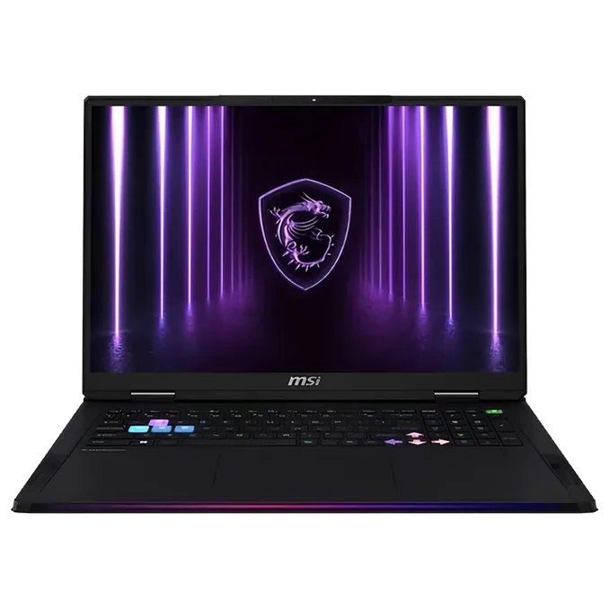 MSI Raider A18 HX A9WIG-205AE, AMD Ryzen 9-9955HX3D, RAM 64GB, SSD 2TB, NVIDIA RTX 5090 24G, 18 Inch UHD+ 120Hz, Core Black